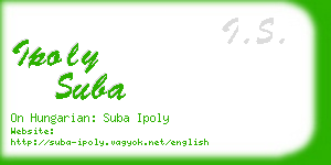ipoly suba business card